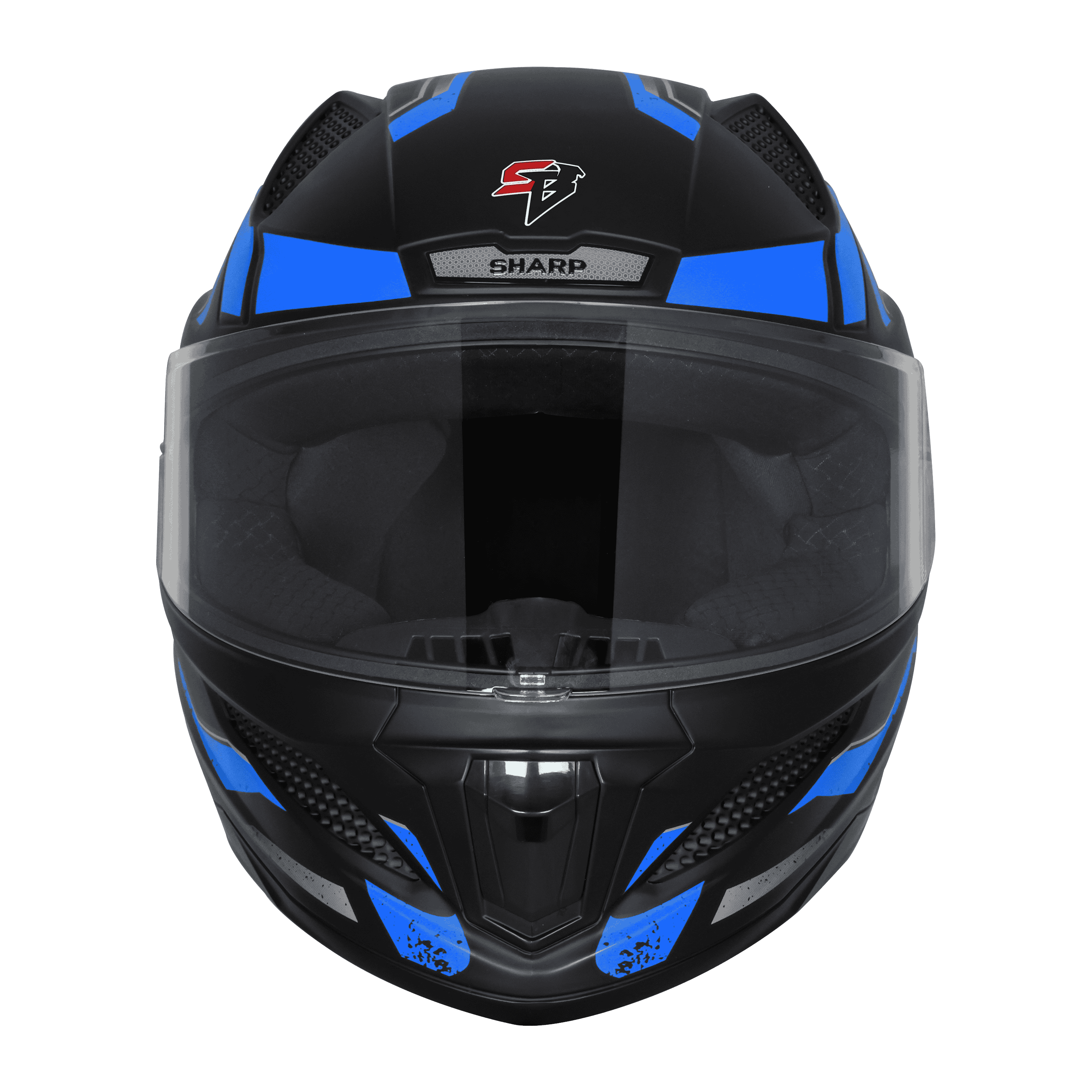 SBH-25 SV SHARP SPIRIT GLOSSY BLACK WITH BLUE